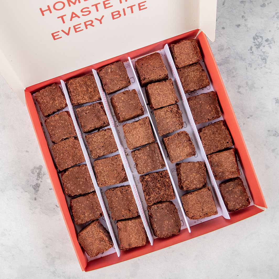 Indulge in the ultimate chocolatey treat with our fudgy brownies. Made with the finest ingredients and a homemade touch, each bite is a heavenly experience.